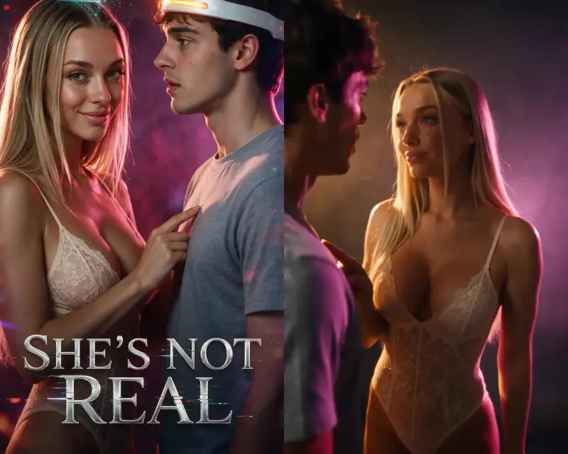 She's Not Real – Candy AI NSFW short: poster and episode 1