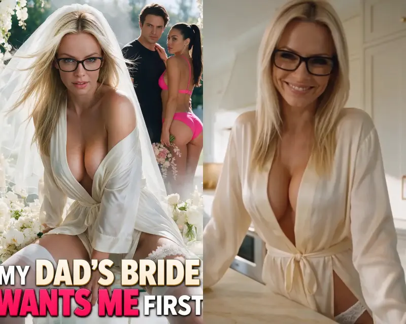 My Dad’s Bride Wants Me First! – Candy AI NSFW short: poster and episode 1