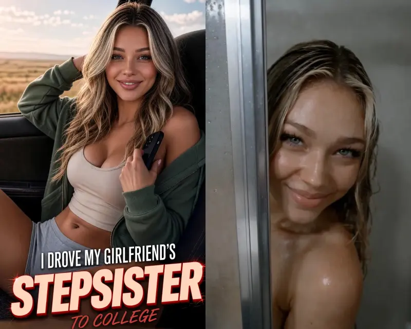 I Drove My Girlfriend's Stepsister To College – Candy AI NSFW short: poster and episode 1