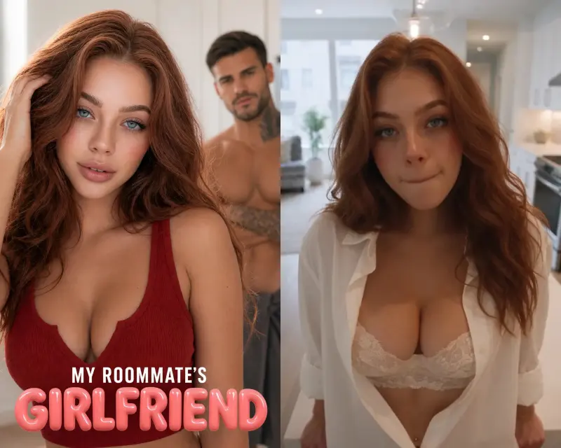My Roommate's Girlfriend – Candy AI NSFW short: poster and episode 1
