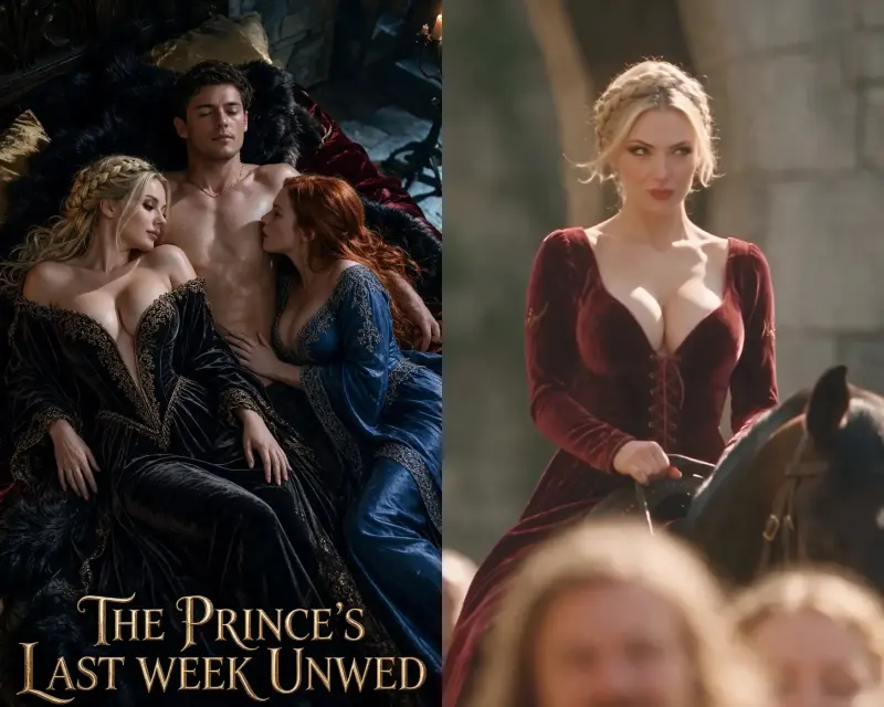 The Prince's Last Week Unwed – Candy AI NSFW short: poster and episode 1