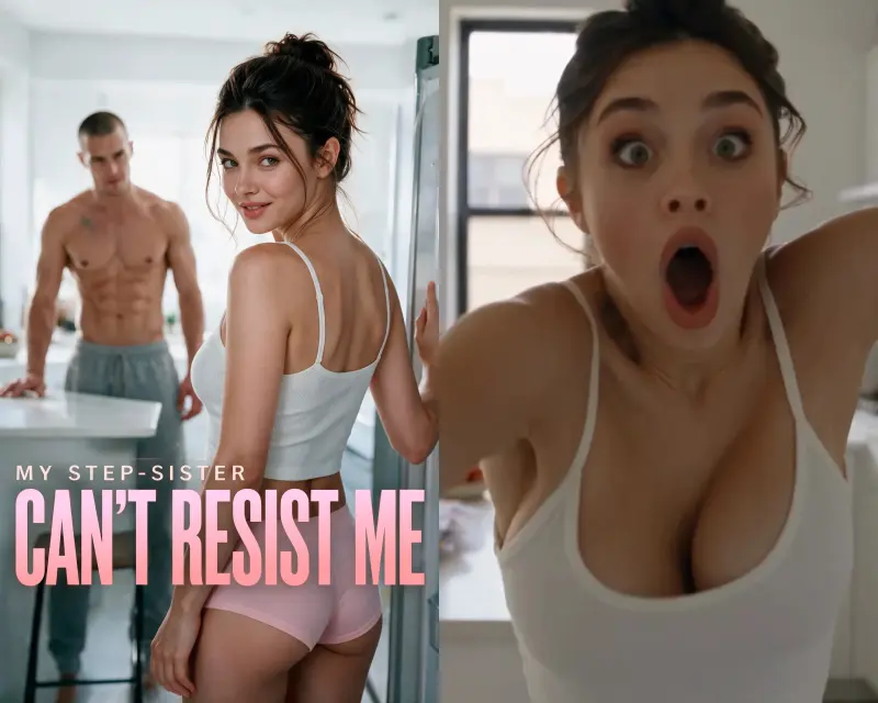 My Step-Sister Can't Resist Me – Candy AI NSFW short: poster and episode 1