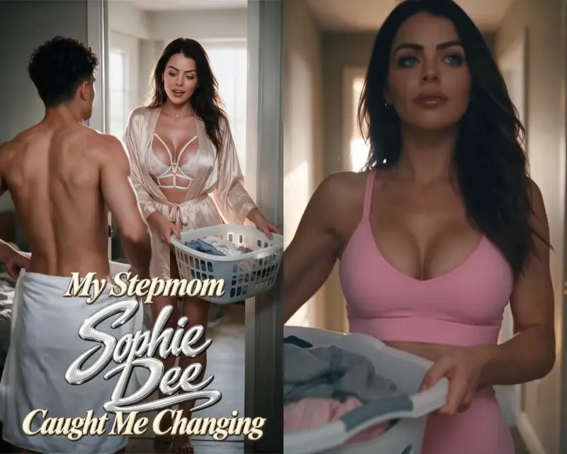 My Stepmom Sophie Dee Caught Me Changing – Candy AI NSFW short: poster and episode 1