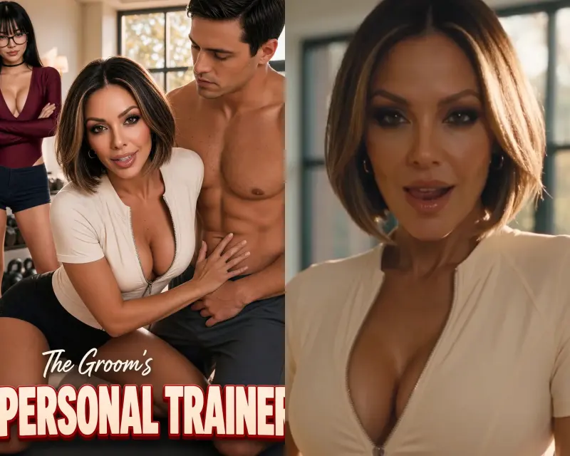 The Groom's Personal Trainer – Candy AI NSFW short: poster and episode 1